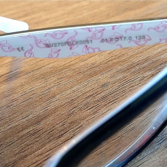 NEW Baby Phat Eyeglass Frame, Rx'able, petite, black, trendy, glasses 51-17-135 - Picture 6 of 7